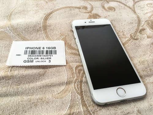 Silver IPhone 6 16GB