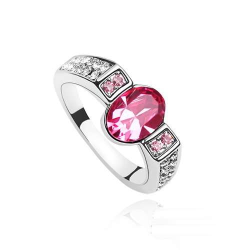 Stunning Pink Swarovski Elements Ring [R1 SPECIAL- NO RESERVE]
