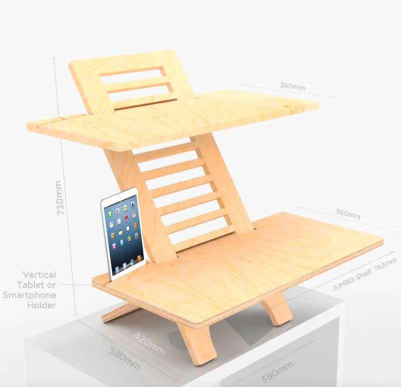 JUMBO DeskStand - Adjustable Standing Desk