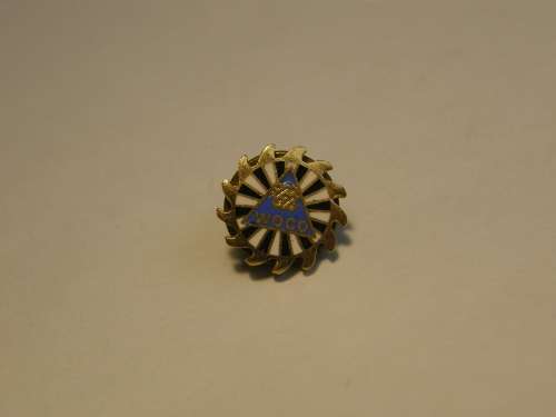 Vintage Round Table World Council of Service Clubs WOCO Enamel Badge