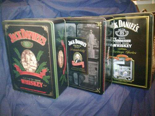 jack daniels tins