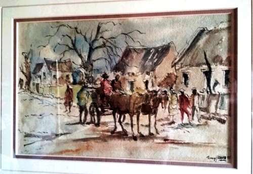 Water colour painting