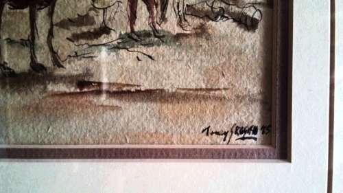 Water colour painting