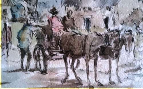 Water colour painting