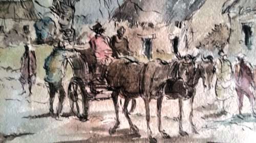 Water colour painting