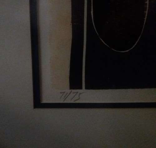 Lucky Sibiya - Woodcut