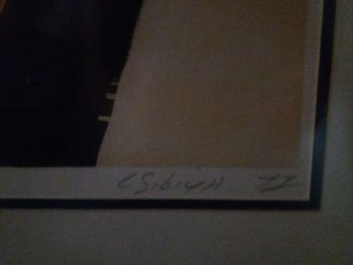 Lucky Sibiya - Woodcut