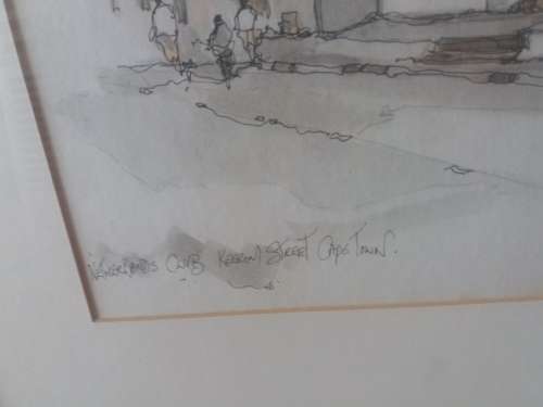 Don Adair Watercolour - Netherlands Club, Keerom Str