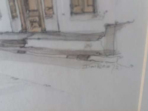 Don Adair Watercolour - Netherlands Club, Keerom Str