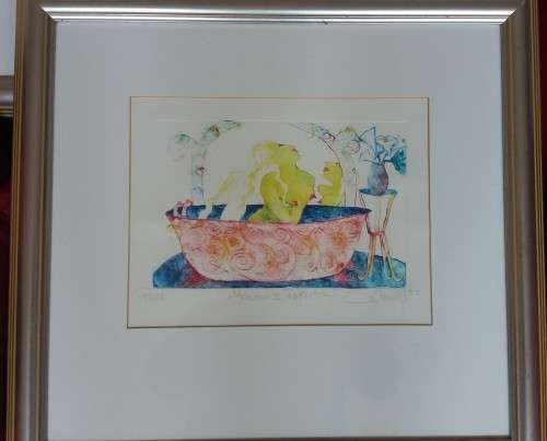 Sara-J - Colour etching - Favourite Reflection