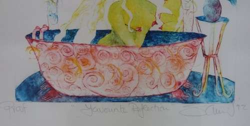 Sara-J - Colour etching - Favourite Reflection