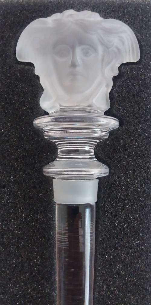 Versace Rosenthal crystal wine stopper