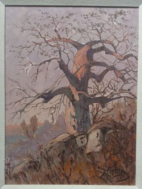 Erich Fleischmann (1899-1970) - Oil on board