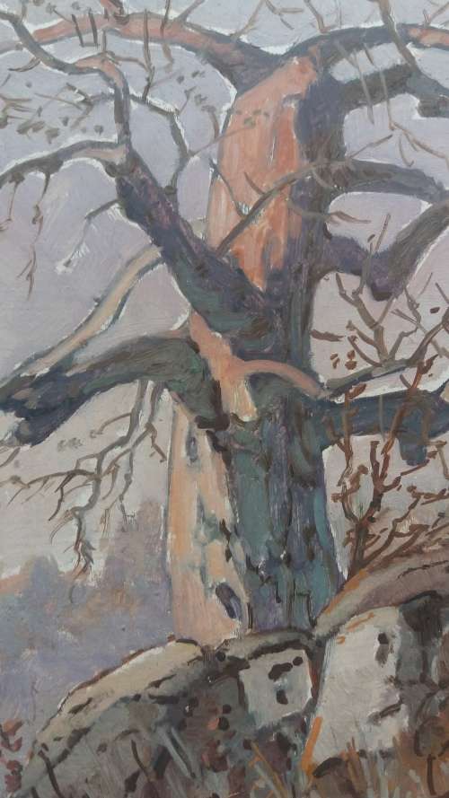 Erich Fleischmann (1899-1970) - Oil on board