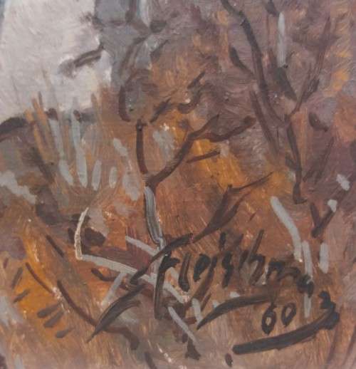 Erich Fleischmann (1899-1970) - Oil on board