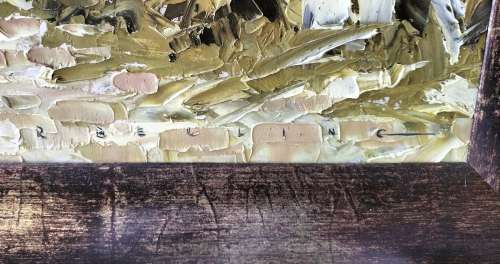 Ron Belling  1933 - 1998 (P E artist)  - Oil on canvas (priced to sell)