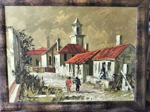 Ron Belling  1933 - 1998 (P E artist)  - Oil on canvas (priced to sell)