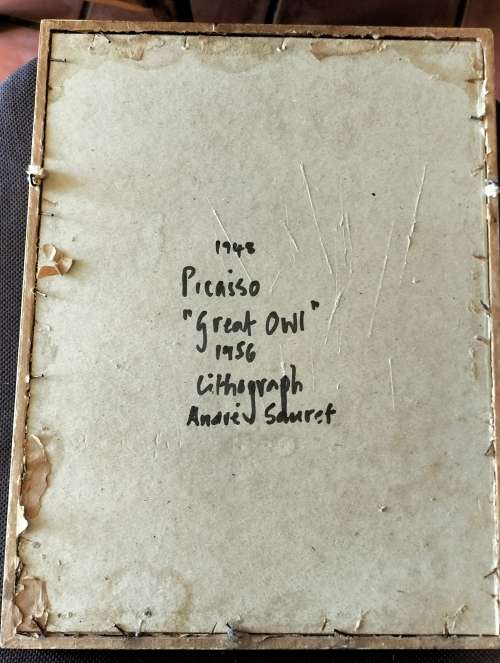 Title: Great Owl (Picasso) - priced to sell