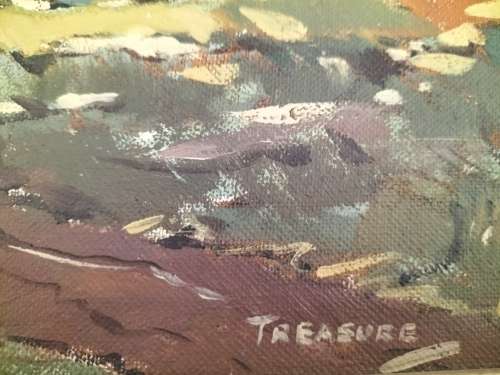 Douglas Treasure - Oil on canvas