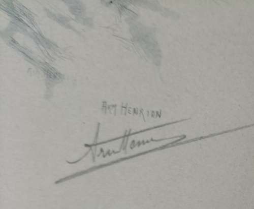 Armand Henrion - Belgian artist (1875 - 1958)