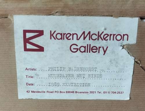 Philip Badenhorst - Muurpapier met einde