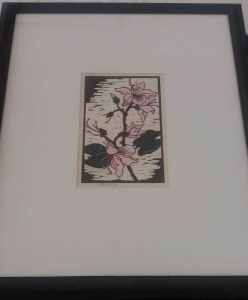 Gregoire Boonzaaier (1909 - 2005) - Linocut