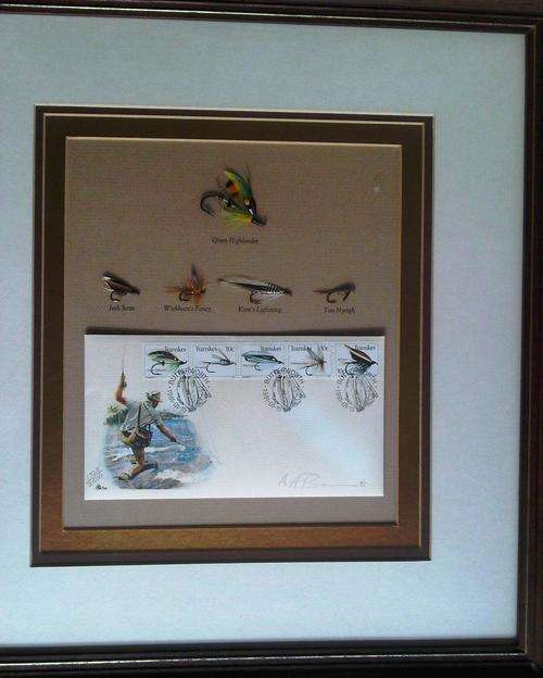 Framed envelope - dated 1981 (No 2 of 5)