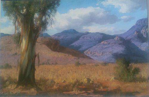 Michael Albertyn Snr -  Oil (90 x 60)  - CRAZY R1 START!!!