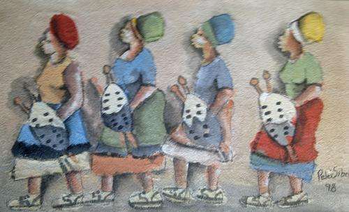 Peter Sibeko - Original - *** R1 starting bid! ***