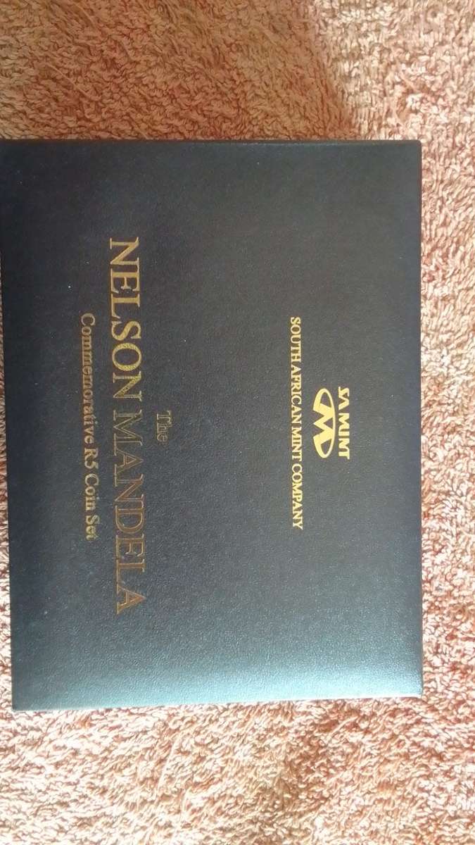 NELSON MANDELA COMMEMORATIVE R5 COIN SET