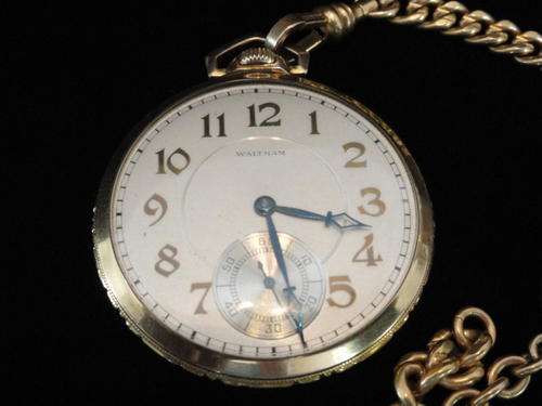 1930'S WALTHAM POCKET WATCH WORKING