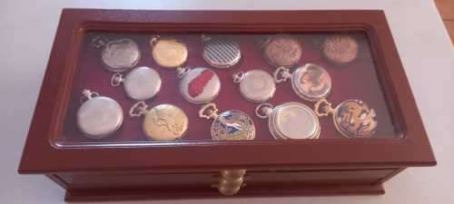 A COLLECTION OF VINTAGE POCKET QUARTZ WATCHES QUANTITY 40 PIECES