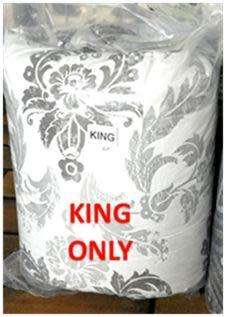COMFORTER SETS...SIZES KING ONLY - STOCK MUST CLEAR