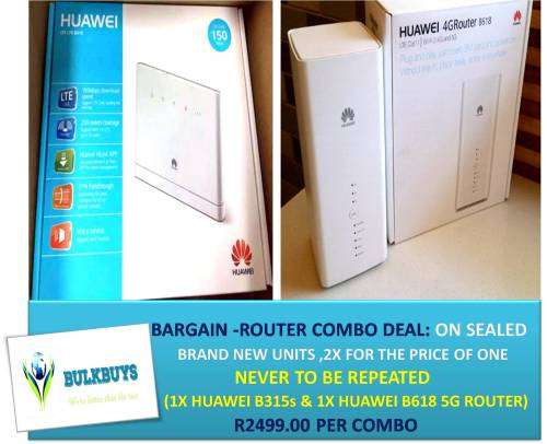 Huawei B618 4G/5G LTE Wifi Router & B315s - 2 FOR PRICE OF ONE***BARGAIN*