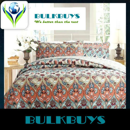 COMFORTER SETS... 3PIECE EXQUISITE QUALITY SIZES ,QUEEN - CHOSE YOUR DESIGN 1-5