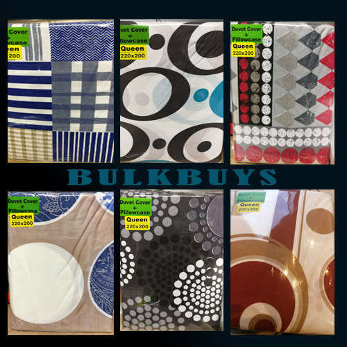 DUVET COVERS  5 PIECE SET -QUEEN SIZE ***NEW ARRIVAL*** 10 DESIGNS TO CHOSE FROM