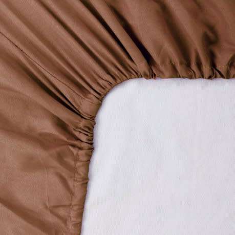 QUEEN-ELASTICATED FITTED SHEET + TWO PILLOW CASES colors per table in description