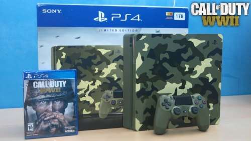 PS4 SLIM***1TB HARD DRIVE**CALL OF DUTY SET LIMITED EDITION .EXCELLENT CONDITION PLUS 4 FREE GAMES*