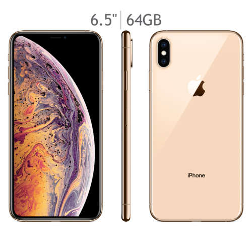 APPLE IPHONE XS MAX **GOLD*64GB MINT CONDITION *4K VIDEO **PARTS ONLY*****LOCKED