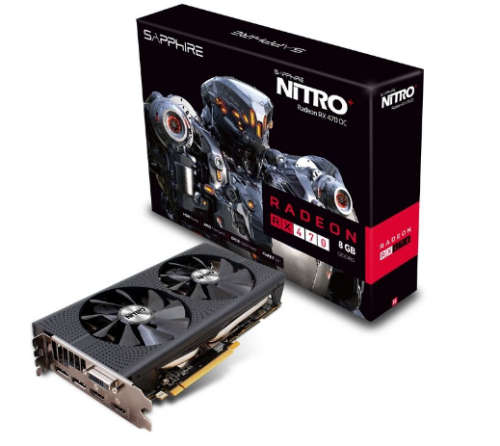 SAPPHIRE NITRO + RX470 8GBGRAPHIC CARD  SELLING AS IS AS  ....READ DESCRIPTION