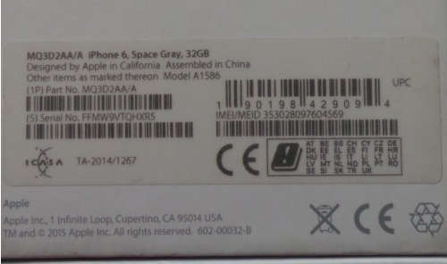 IPHONE 6 ***32 GIG LIKE NEW..WITH BOX ..AS IS ** **READ DESCRIPTION CAREFULLY!