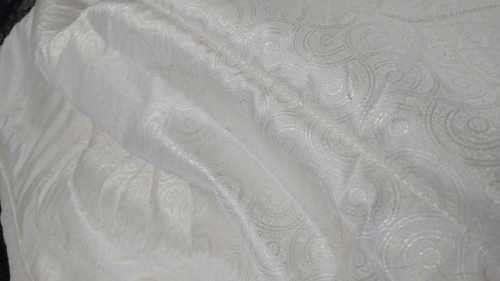 Super Luxury 3pc Jacquard Quilted Bedspread Comforter Throw Set (QUEEN, Cream) READ DESC