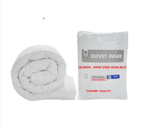 DUVET INNERS **GOOD QUALITY , THICKER AND HEAVY ***A MUST FOR ALL *KING *QUEEN SIZES