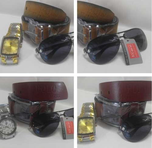 MENS STUNNING BELT WITH SUPERB WATCH/SHADES** COMBO** *BARGAIN NOT BE REPEATED***