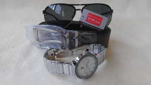 MENS STUNNING BELT WITH SUPERB WATCH/SHADES** COMBO** *BARGAIN NOT BE REPEATED***