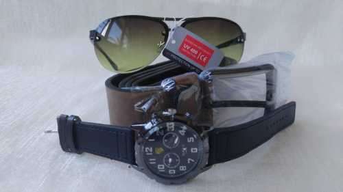 MENS STUNNING BELT WITH SUPERB WATCH/SHADES** COMBO** *BARGAIN NOT BE REPEATED***