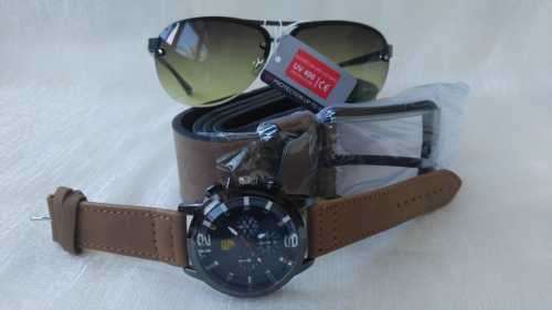 MENS STUNNING BELT WITH SUPERB WATCH/SHADES** COMBO** *BARGAIN NOT BE REPEATED***