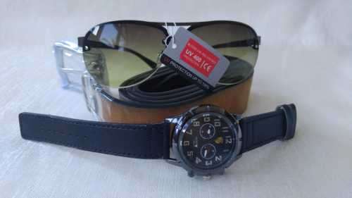 MENS STUNNING BELT WITH SUPERB WATCH/SHADES** COMBO** *BARGAIN NOT BE REPEATED***