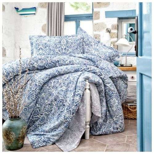 TURKISH DUVET COVER SET ***EXQUISITE *100% Cotton Duvet Cover Set QUEEN -KING AND SUPER KING SIZE SE