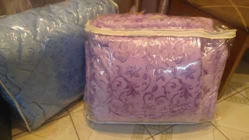 COMFORTER 5pce SET...SIZES ,QUEEN - JAQUARD PURPLE or BLUE AVAILABLE ,STUNNING ***BARGAIN